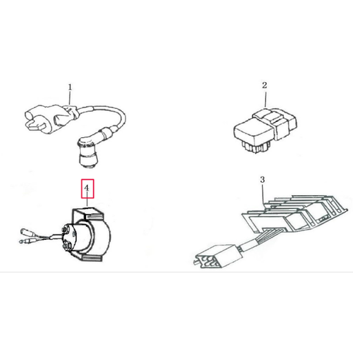 [100205381] Relé de arranque Pitbike motor 190 Zongshen