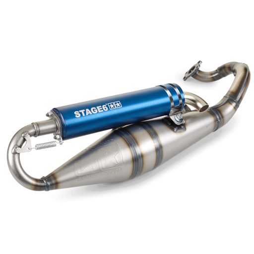 [S6-9117804/BL] Escape Peugeot horizontal / Morini PRO Replica MK2 Stage6 - Azul