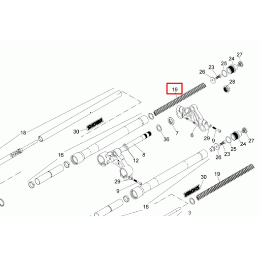 [0/000.470.7310] Muelle principal horquilla Rieju RS2 Matrix 50-125