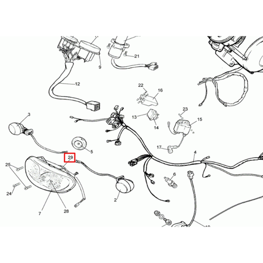 [0/000.620.0755] Portafaro Evolution Rieju 50 RS1