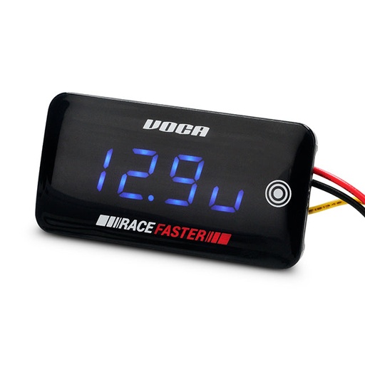 [VCR-RD11VOTEMP/BL] Marcador Temperatura y Voltaje Voca Racing RF Slim-Touch 0-120ºC / 8-18 V - Azul