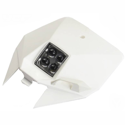 [YC110-1523-02-WH] Careta faro Pitbike YCF Bigy >2017 - Blanco