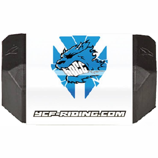 [YC50-0129-WH] Protector de manillar sin barra Pitbike YCF 50 L=126mm - Blanco