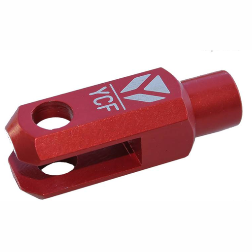 [EMC-RD] Horquilla pedal de freno aluminio CNC Pitbike YCF - Rojo