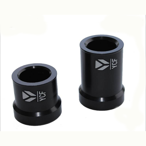[ERC1AV-BK] Casquillos CNC rueda delantera Pitbike YCF - Negro