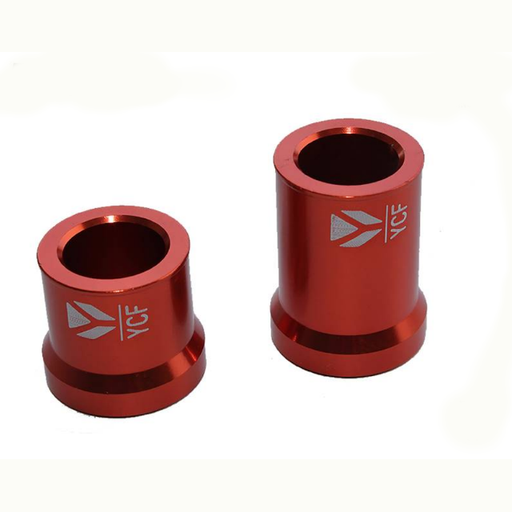 [ERC1AV-OR] Casquillos CNC rueda delantera Pitbike YCF - Naranja