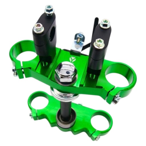 [YC110-02-053-GR] Tija completa de aluminio CNC 48/45 160mm Pitbike YCF - Verde