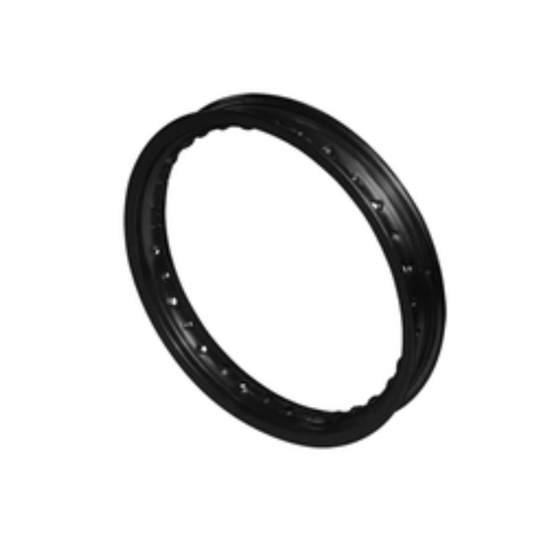 [YC110-0617-19-BK] Aro de llanta delantera acero 1.4x12" Pitbike YCF - Negro