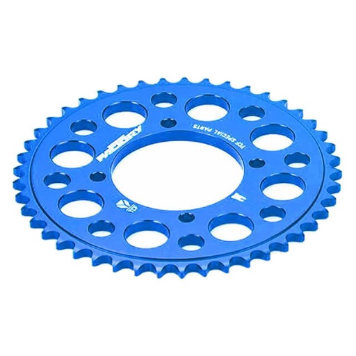 [CA06R37-BL] Corona Pitbike Z-37 420 4 agujeros Aluminio Azul YCF