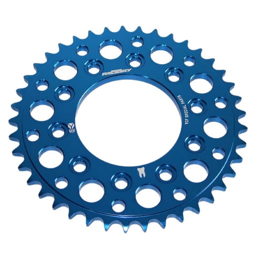 [CA16R41-BL] Corona Pitbike Z-41 420 5 agujeros Aluminio Azul YCF