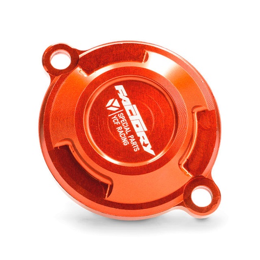 [OFCCRF-OR] Tapa filtro de aceite motor YX 150/160 CRF/KLX Pitbike YCF - Naranja