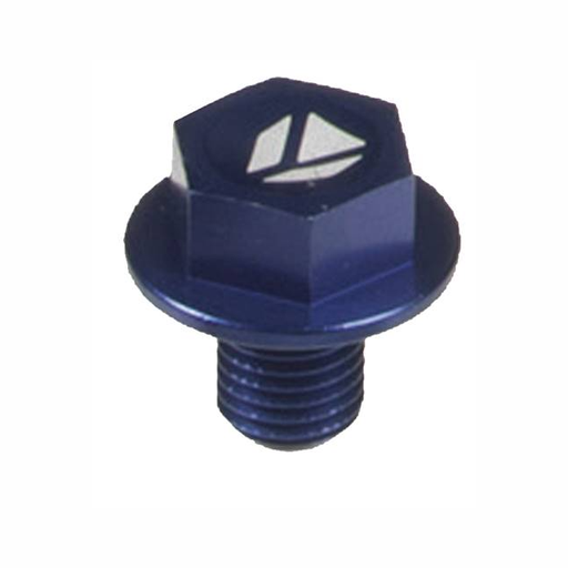 [BVE1-BL] Tapón vaciado aceite CNC imantado Pitbike Azul