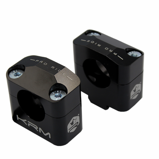 [KR464F] Torretas de manillar 28mm KRM - Negro