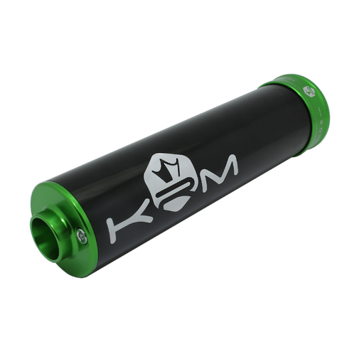 [KR260F] Silenciador 70-90cc aluminio 2019 KRM - Negro / Verde
