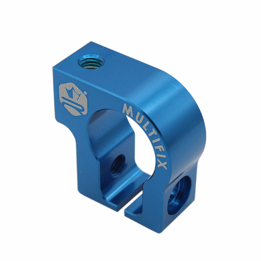 [KR461F] Abrazadera soporte escape multifijación KRM - Azul