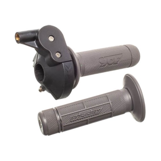 [YC110-0138-03] Mando de gas rápido con puños Pitbike YCF 2020 Gris